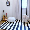 Blue Moroccan Rug/ Stripe Play Mat - Shipping Late December - The Pieces Play Company