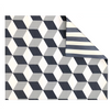 Grey Geo/Stripe Play Mat - Shipping Late December - The Pieces Play Company