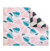 Pink Leaf/Geo Play Mat - The Pieces Play Company